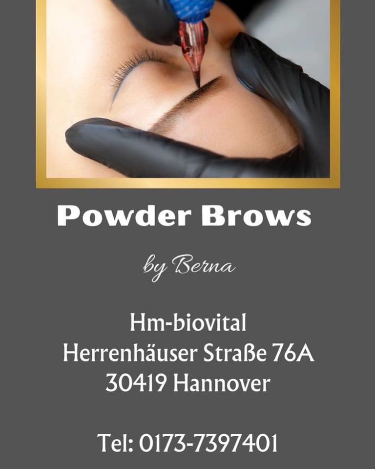 Powder Brows Aktion inkl. Nachbehandlung in Hannover