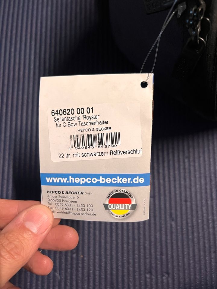 Hepco & Becker Seitentaschen Royster schwarz *** NEU *** in Edewecht
