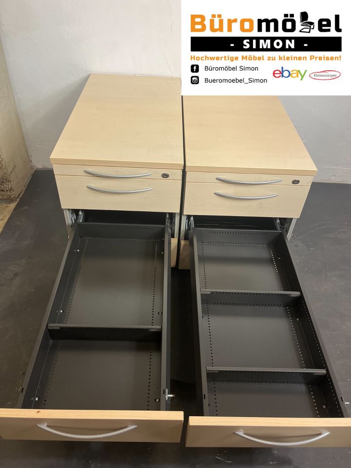 ❗️50x Top elektrisch Höhenverstellbare Schreibtische König Neurath Ahorn/ Variationen/ Komplettset/ Büroeinrichtung/ Sideboards/ Rollcontainer/ Aktenschrank/ Cheftisch/ Stehtisch/ Büroconainer/ Büro in Linden