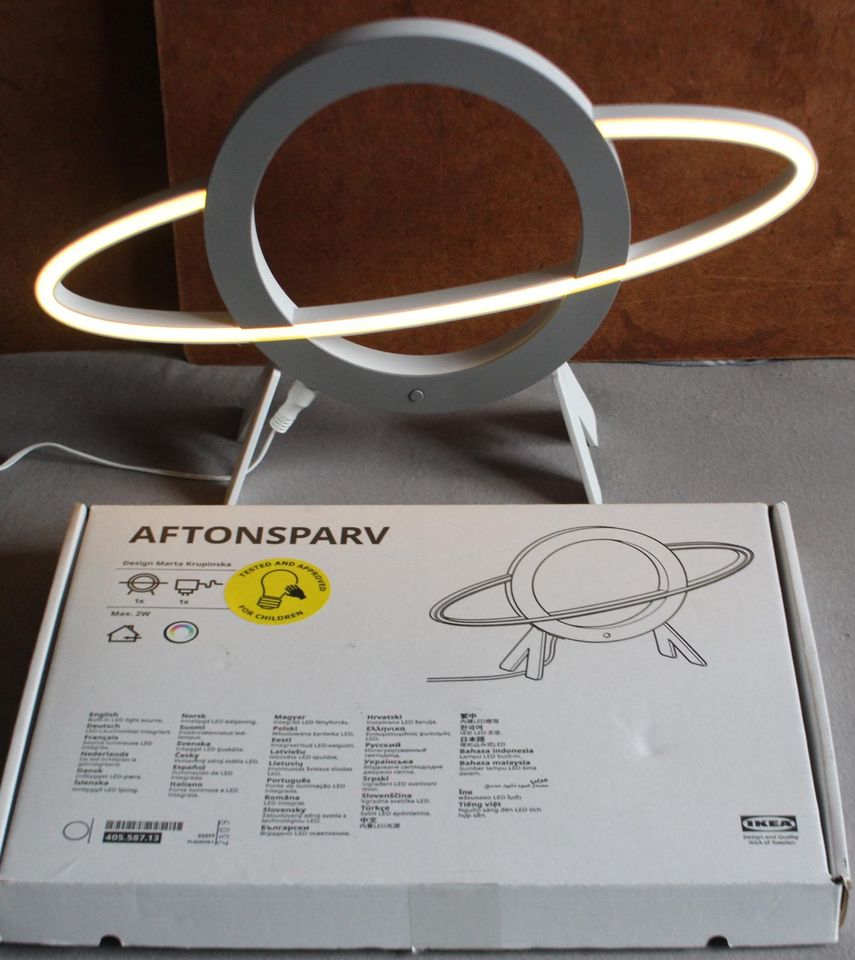 Saturn Planeten LED Lampe ~ IKEA Aftonsparv ~ Space in Hürth