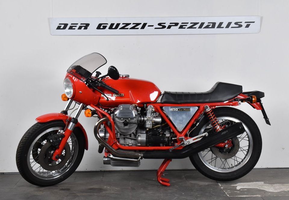 Moto Guzzi Le mans 1 Rosso mit einem Jahr Garantie in Laer