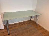 Schreibtisch ikea galant Milchglas 160 cm Hamburg Barmbek - Hamburg Barmbek-Süd  Vorschau