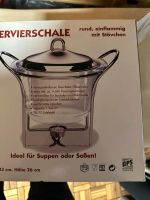 Servierschale mit Stövchen Glas Nordrhein-Westfalen - Bergheim Vorschau