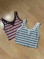 Bershka 2 TOPS Fitness Sport XS 34 Gymshark T-Shirt Baden-Württemberg - Walldürn Vorschau