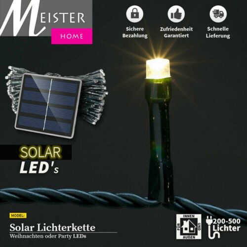 NEU Solarlichterkette 200 LED Warmweiß Solarleuchte Garten in Duisburg