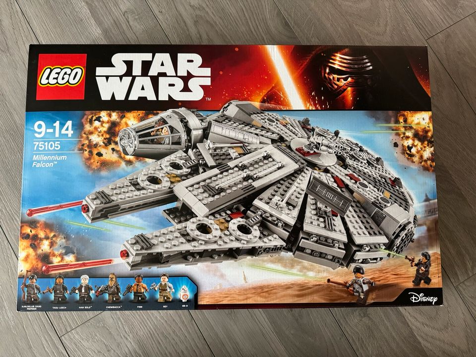 Lego Star Wars 75105 Millenium Falcon OVP in Gädheim