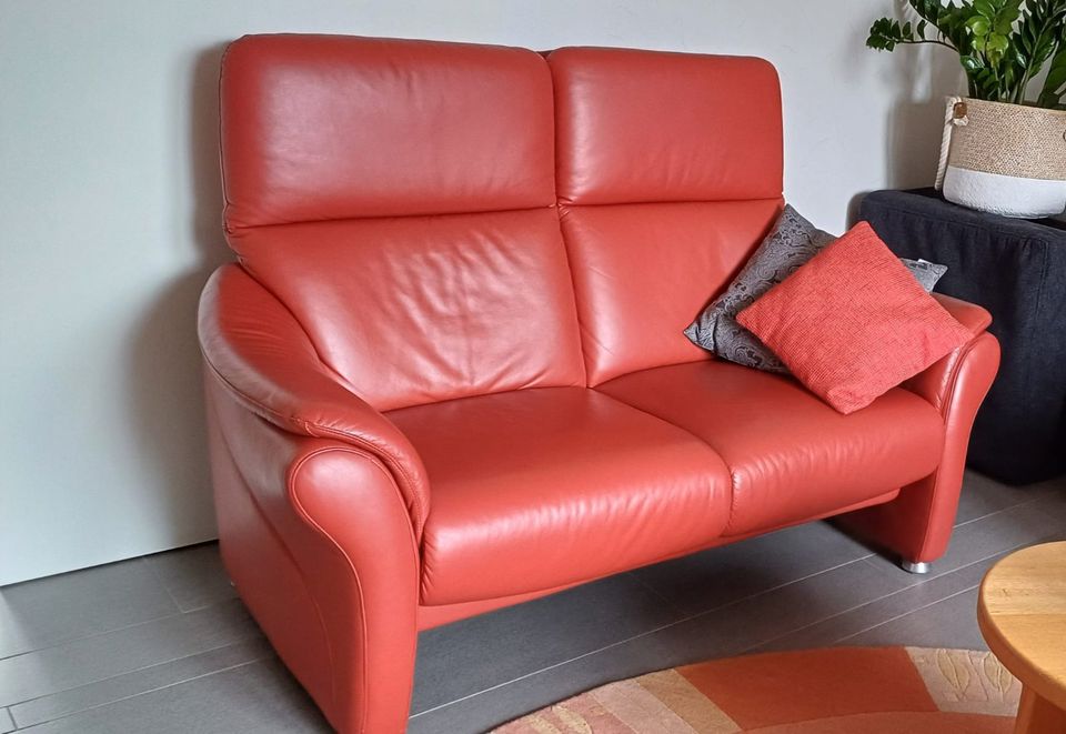 Echtleder-Sitzgarnitur Ergoline by W.SCHILLIG Couch Sofa in Sassenberg