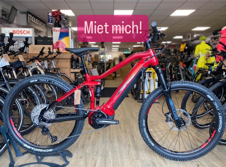 E Bike mieten leihen Vermietung - Fully E MTB Haibike 27,5" XL in Goslar
