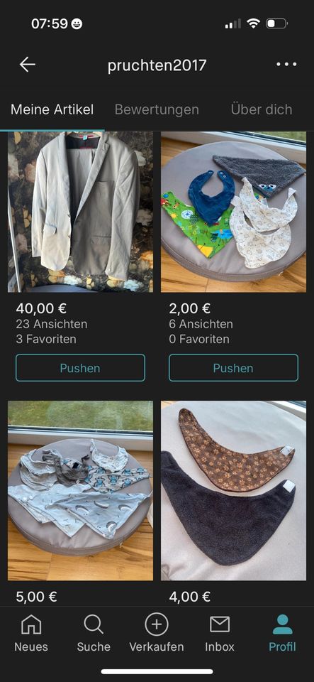 Babykleidung Damenbekleidung Jacken in Pruchten