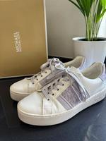 neuwertige Sneaker Michael Kors weiß/lila Größe 37 Bayern - Stammham b. Ingolstadt Vorschau