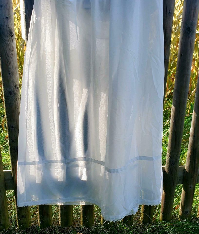 Reifrock mit Überzug 190cm/2 Reifen in Ivory Größe XXXL in Mindelheim