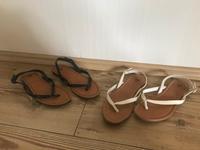 Sandalen * Zehensandalen * H&M * Gr.39 * beige / schwarz % NEU % Sachsen-Anhalt - Zorbau Vorschau