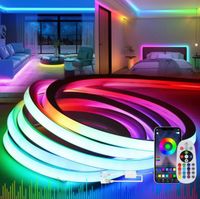 Neon LED Streifen RGB, 10m Led Strip Mit Netzteil Und Led Wuppertal - Oberbarmen Vorschau