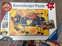 Ravensburger Feuerwehrmann Sam Puzzle 2x12 Teile mit Vorlage Nordrhein-Westfalen - Herten Vorschau
