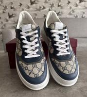 Gucci GG Sneaker Supreme Sneaker Blau Leder - Gr.42 Nordrhein-Westfalen - Mönchengladbach Vorschau