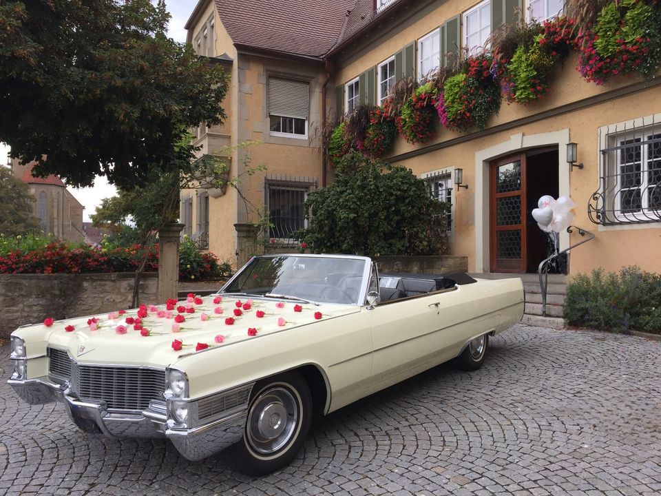 Hochzeitsauto / Oldtimer mit Chauffeur / Cadillac deVille / Cabro in Neckarwestheim