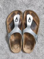 ❤️ Birkenstock Gizeh 38 / 245 normal silber Niedersachsen - Oldenburg Vorschau