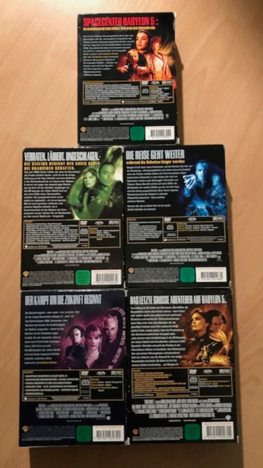 Spacecenter Babylon 5, Season 1-5 - 30 DVD's, Top Zustand, Vers. in Herscheid