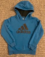 adidas Jungen Kapuzen Sweatshirt Hoodie, blau, Gr. 128 Bayern - Eggenfelden Vorschau