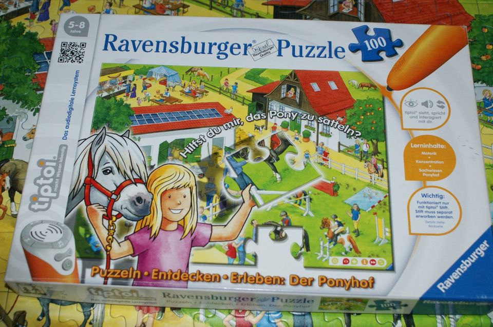 Tip Toi Puzzle Im Zoo, Im Einsatz und Der Ponyhof jew. 100 Teile in Bokel