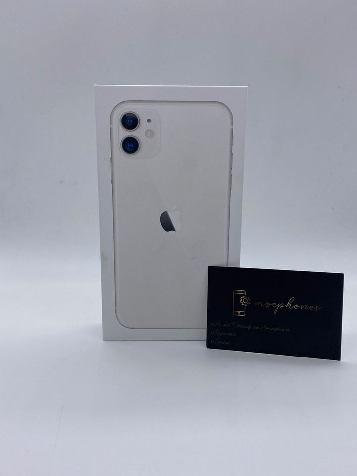 ✅ Apple Iphone 11 64GB White Neues Modell Batterie 90% Händler ✅ in Hannover