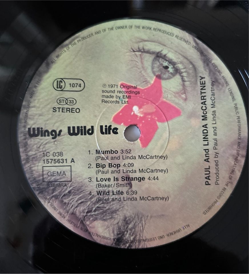 LP: Wings, Wild Life in Mannheim