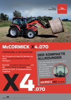 McCormick Traktor X4.070 mit Frontlader Aktion Bayern - Tännesberg Vorschau