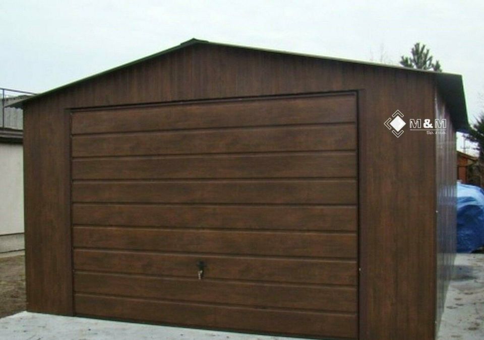 Blechgarage 4x6m Gerätehaus in Holzoptik Fertiggarage | 8940! in Schwäbisch Hall