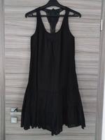 dünnes schwarzes Kleid mit Volant und Spitzenträger, S / 36 Bayern - Irlbach (an der Donau) Vorschau