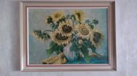 Gemälde Bild Galerie Maler Vintage Stillleben Sonnenblumen Hessen - Frielendorf Vorschau