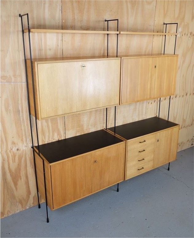 Vintage Retro Mid Century 60er OMNIA Regalsystem Regal zu Teak in Gießen