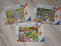 Ravensburger TipToi 3x Puzzle - Zoo + Ponyhof + Polizei - OVP !!! Nordrhein-Westfalen - Oberhausen Vorschau