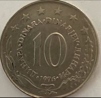 10 Dinar Münze, Jugoslawien, 1976, für Sammler Baden-Württemberg - Rauenberg Vorschau