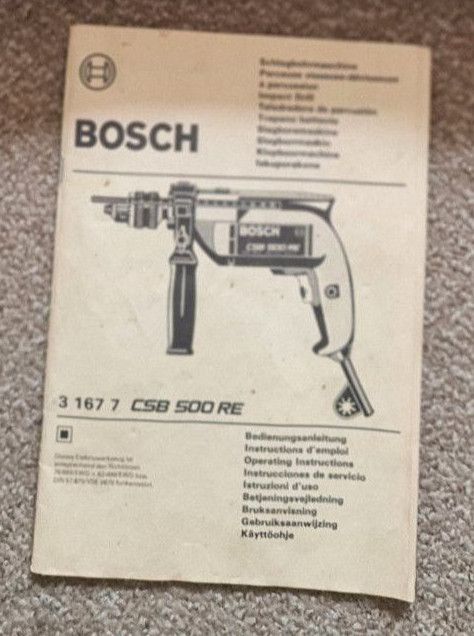 Schlagbohrmaschine Bosch CSB500RE in Kerpen