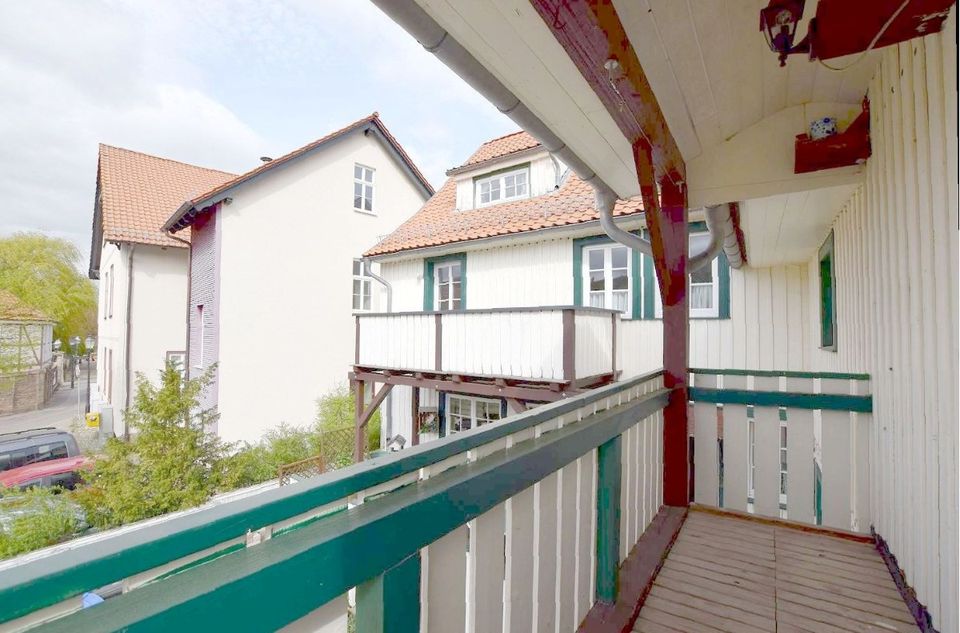 Beste Lage: Wunderschönes, stilvolles Fachwerk-Mehrfamilienhaus mit 4 Wohnungen in Ilsenburg (Harz)