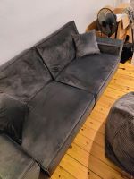 Couch / Sofa dunkelgrau Samt Top Zustand Berlin - Spandau Vorschau