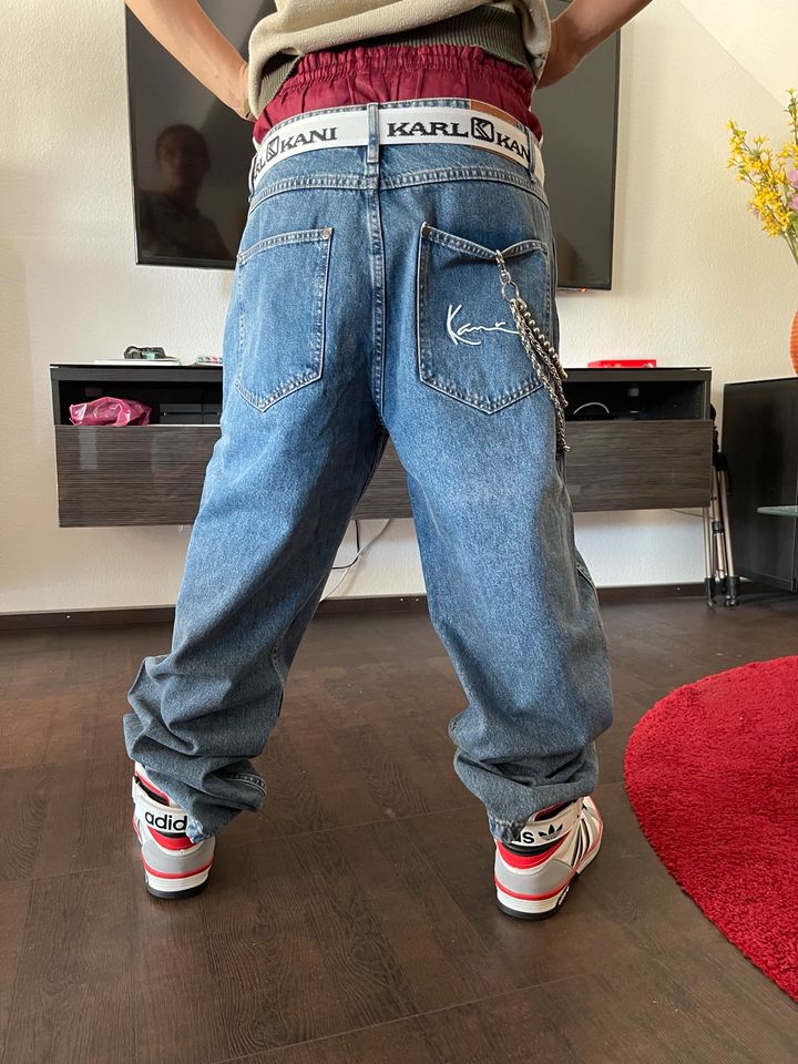 KARL KANI Sagger Baggy Jeans Gr.M/32 Pelle FUBU southpole ecko in Elzach