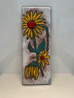Ruscha handarbeit Wandkeramik mit Blumen Motiv Vintage München - Hadern Vorschau