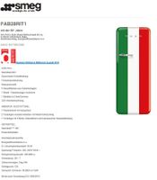 1 SMEG FAB28RIT1 Kühlschrank + Gefrierteil NEU OVP Italien Design Baden-Württemberg - Kirchheim unter Teck Vorschau