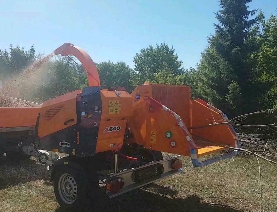 Vermietung Holzhäcksler / Holzhacker  Jensen  A540 19cm in Erfurt