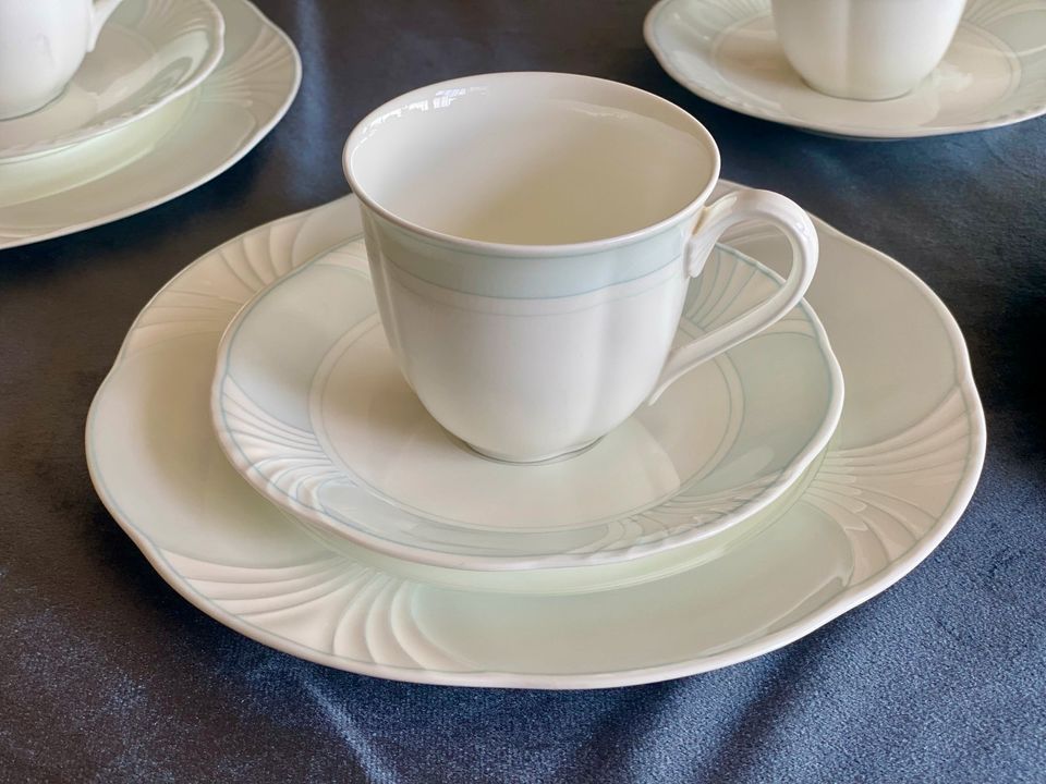 Kaffeeservice Villeroy & Boch Delta Bone China 6 Pers Teeservice in Mendig