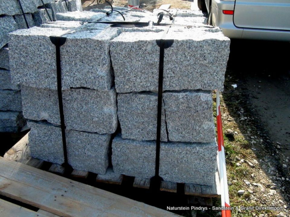 ✔ 9,17 € ✔ 20x20x40 Granit Mauersteine, Granitsteine, gespalten in Hannover