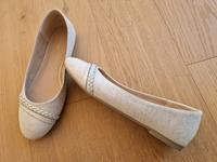 Ballerina Schuhe beige Gr. 39 Kr. Altötting - Burgkirchen Vorschau