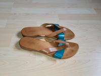 Sandalen braun blau Gr 38 Bayern - Karlshuld Vorschau