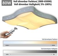 LED Deckenlampe/ Deckenleuchte 50x50cm voll dimmbar Fernbedienung Nordrhein-Westfalen - Lügde Vorschau