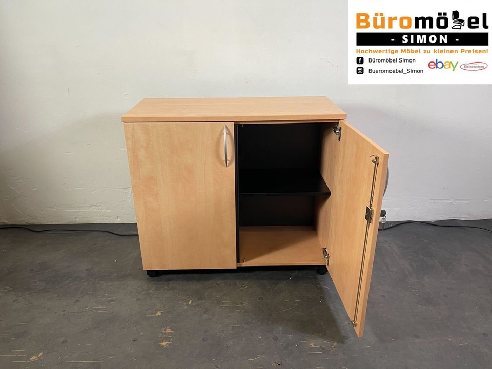 ❗️5x Ceka Buche Büroschrank Aktenschrank Rolladenschrank Roll- Standcontainer Kommode Unterschrank Abschließbar Modern Komplettset Hochwertig Design Büro Sideboard Flügeltürenschrank Lieferung Möglich in Linden