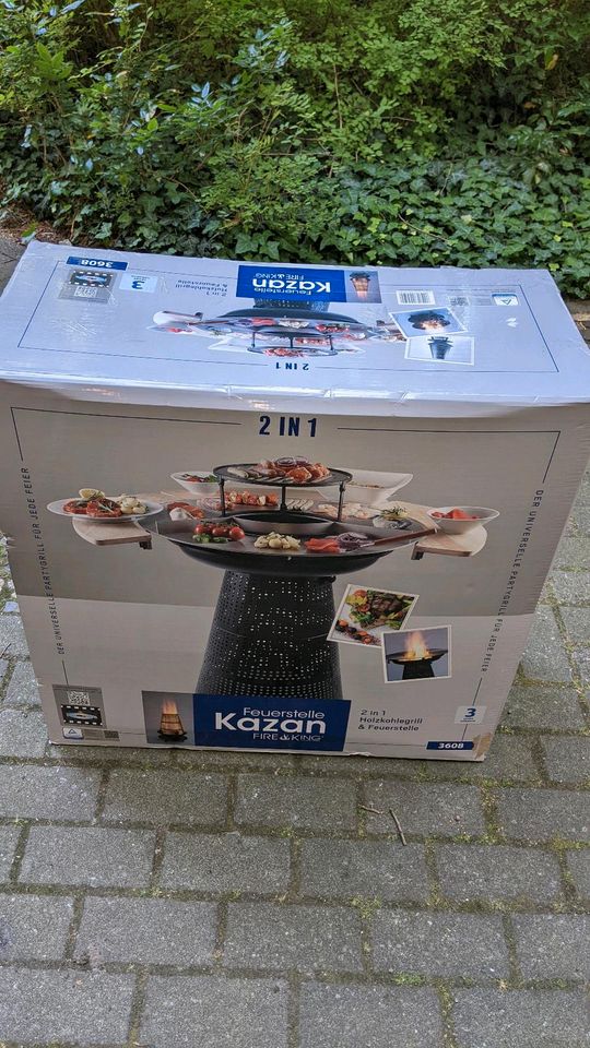 Kazan Feuerstelle Holzkohlegrill 2 in 1 NEU OVP in Berlin