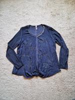 NEU* Tredy Langarm Shirt Pulli Gr. 46 Bling Bling dunkel lila Niedersachsen - Hameln Vorschau