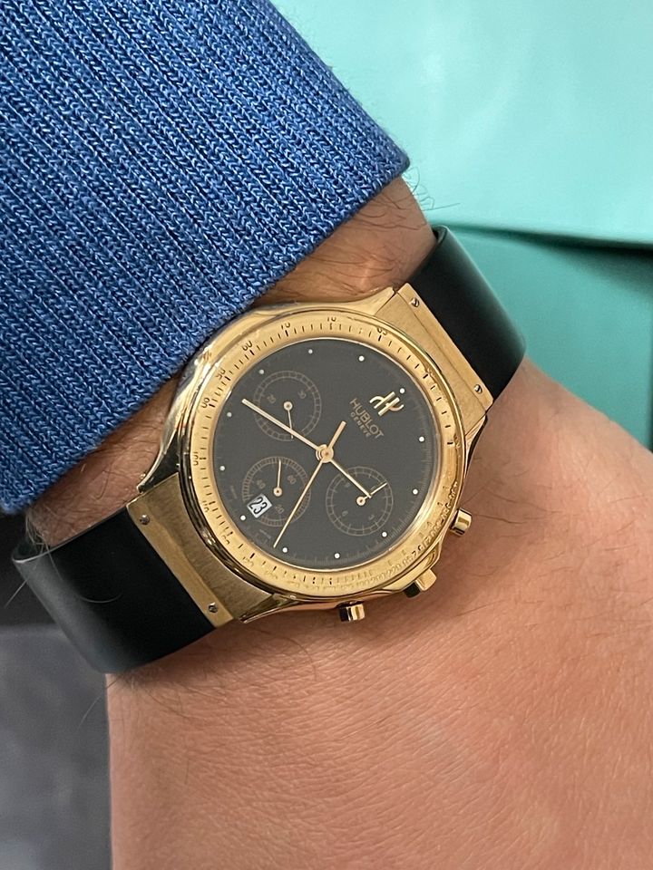 BAUME & MERCIER 18K Automatik Golduhr Armbanduhr HUBLOT 750 GOLD in Berlin