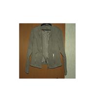 für Frühjahr, graue leichte Lederimitat Jacke Gr. 36 von Janina Hessen - Ortenberg Vorschau
